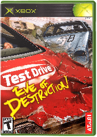 Test Drive Eve of Destruction Xbox US box art